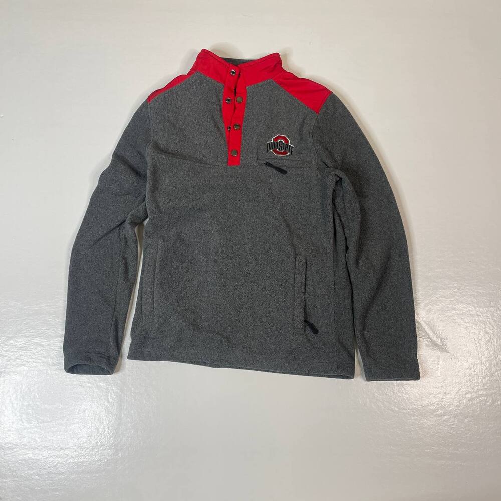 Colosseum Ohio State Buckeyes Quarter Snap Pullover Men's S